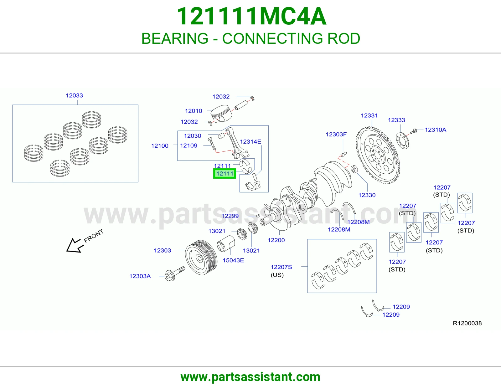 BEARING - CONNECTING ROD