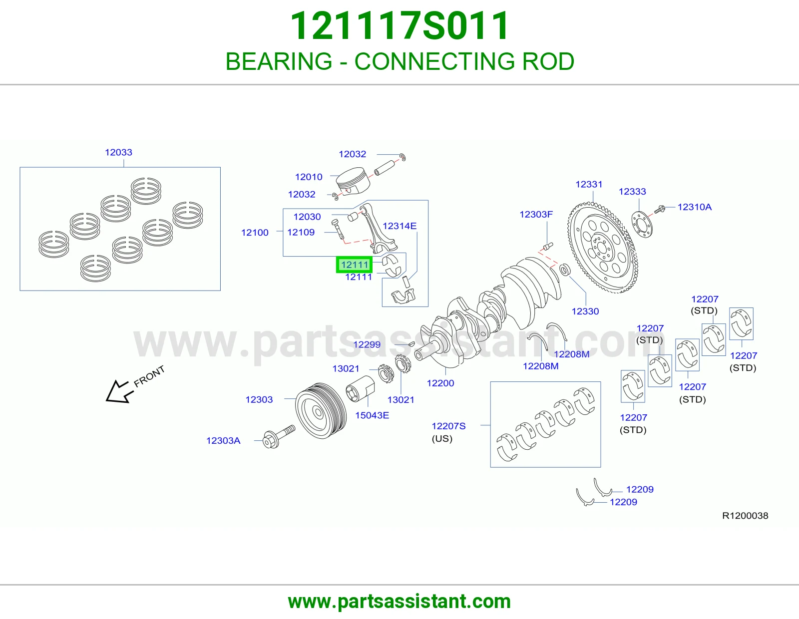 BEARING - CONNECTING ROD