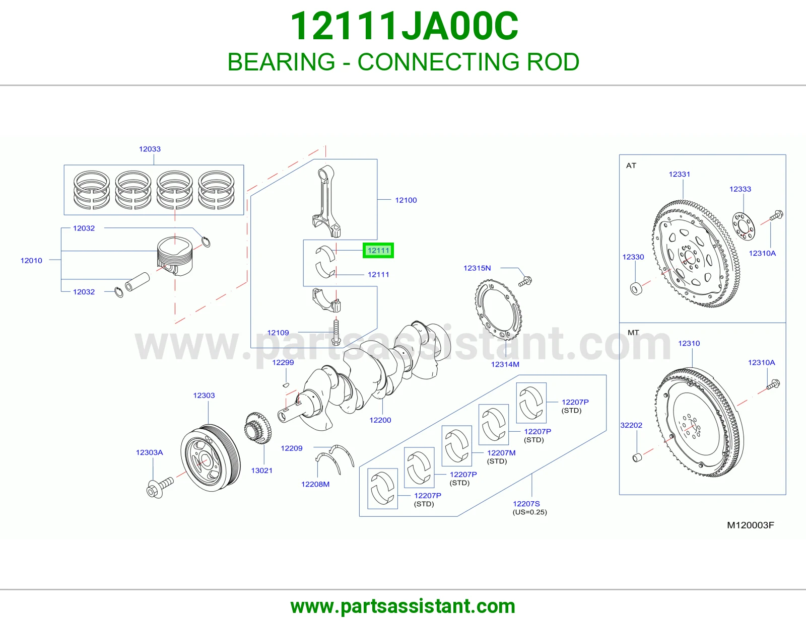 BEARING - CONNECTING ROD