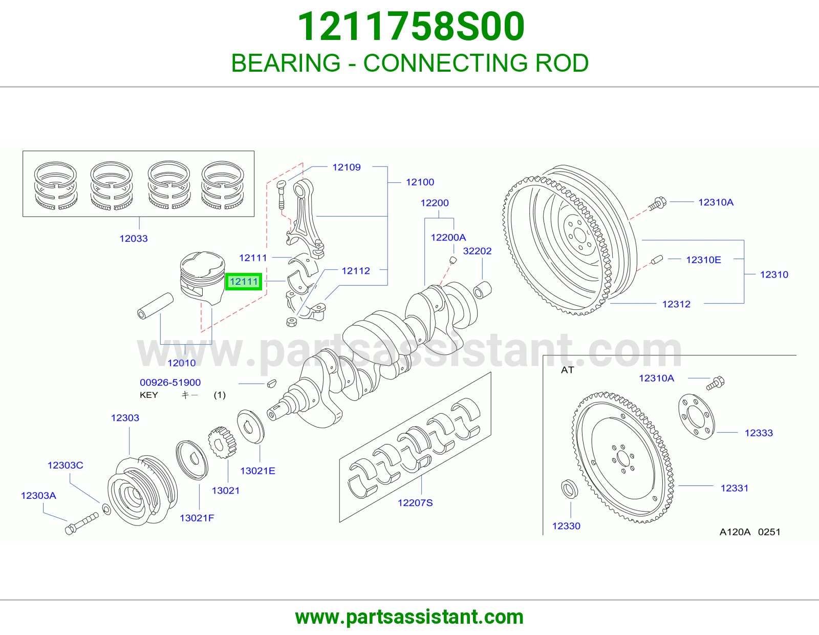 BEARING - CONNECTING ROD
