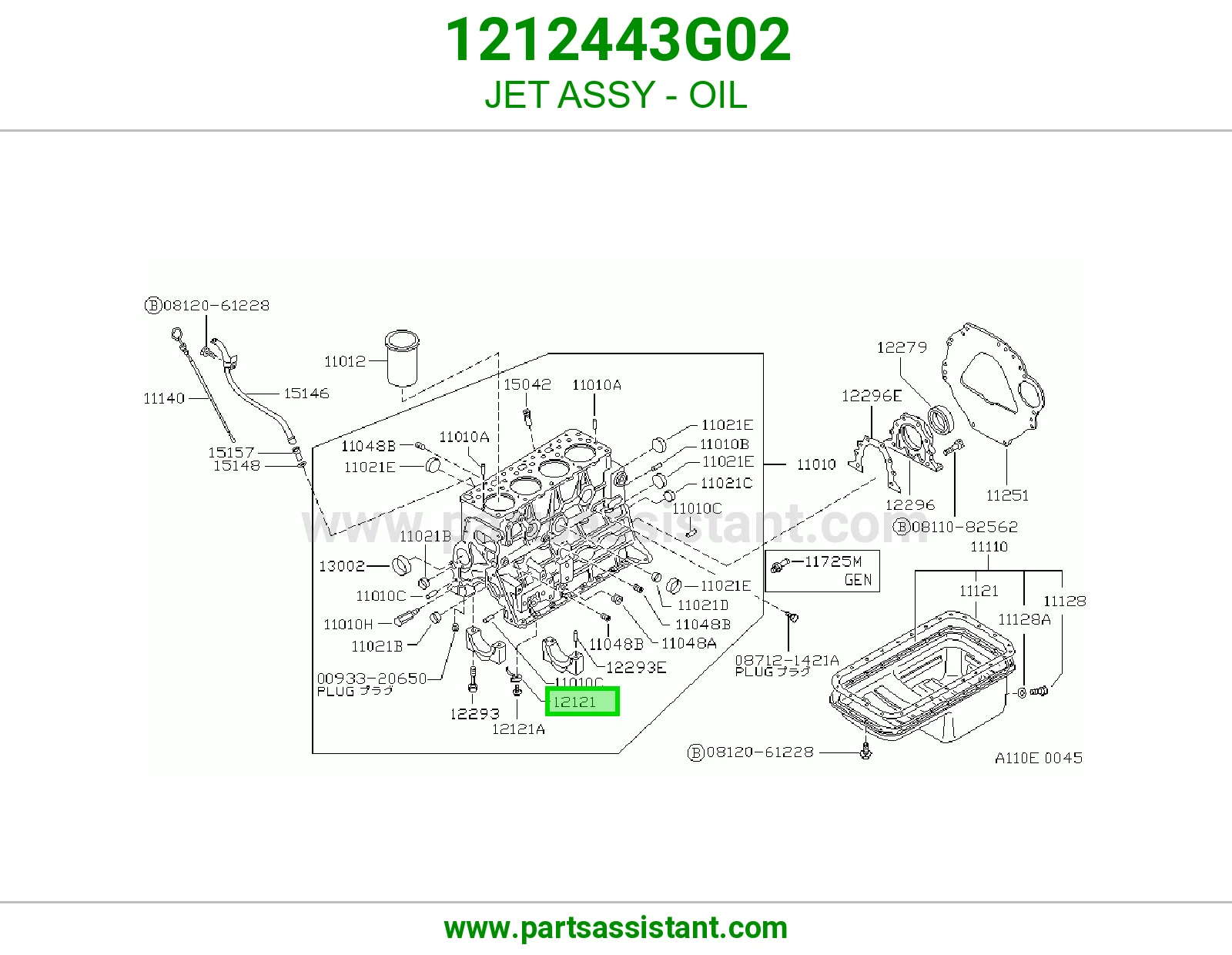 JET ASSY - OIL