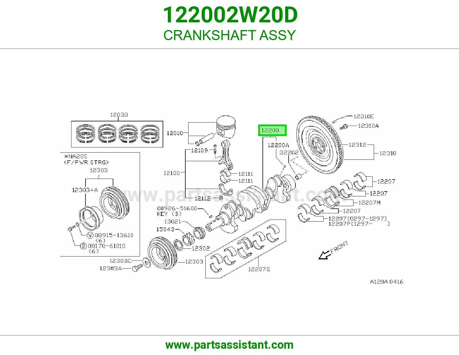 CRANKSHAFT ASSY