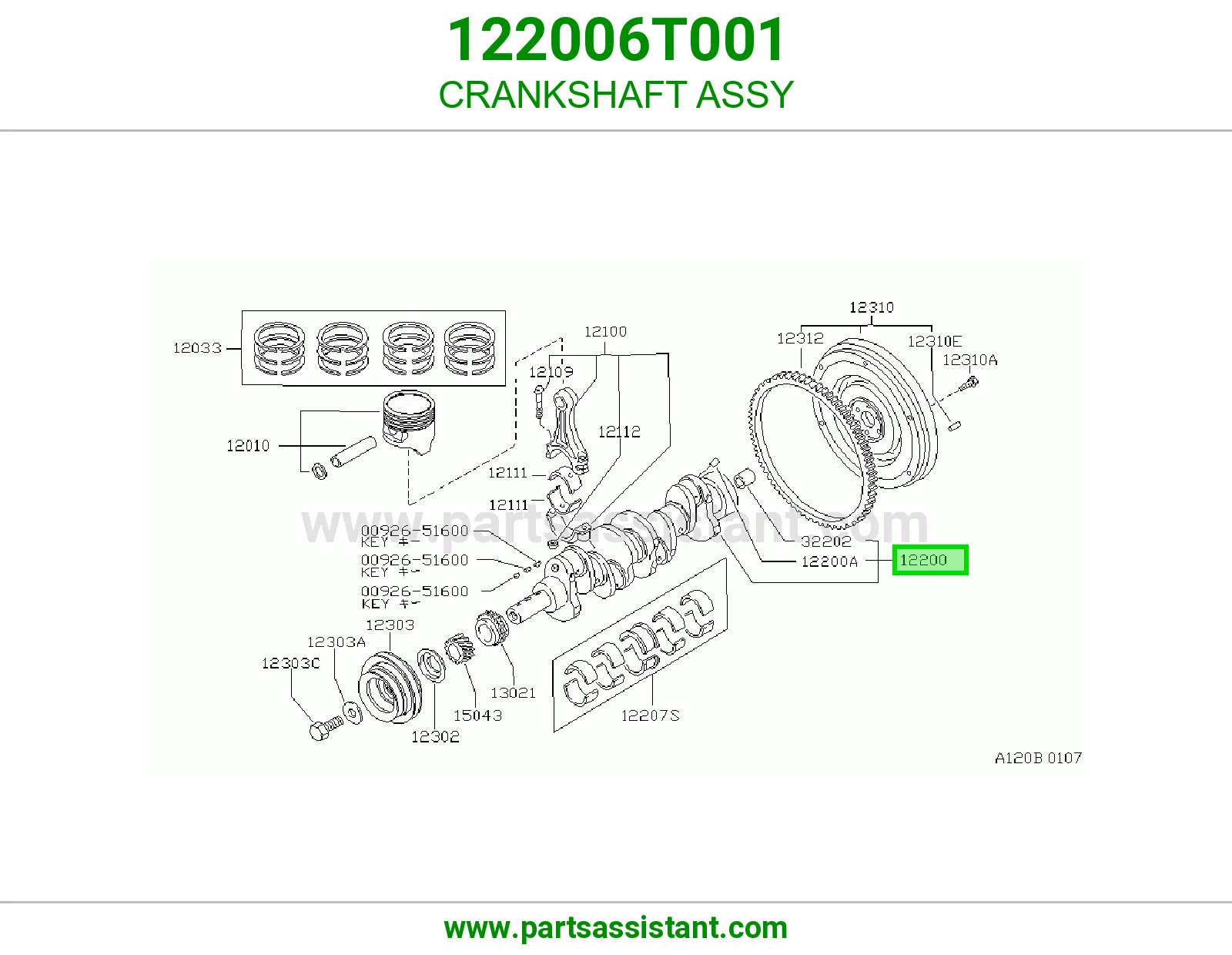 CRANKSHAFT ASSY