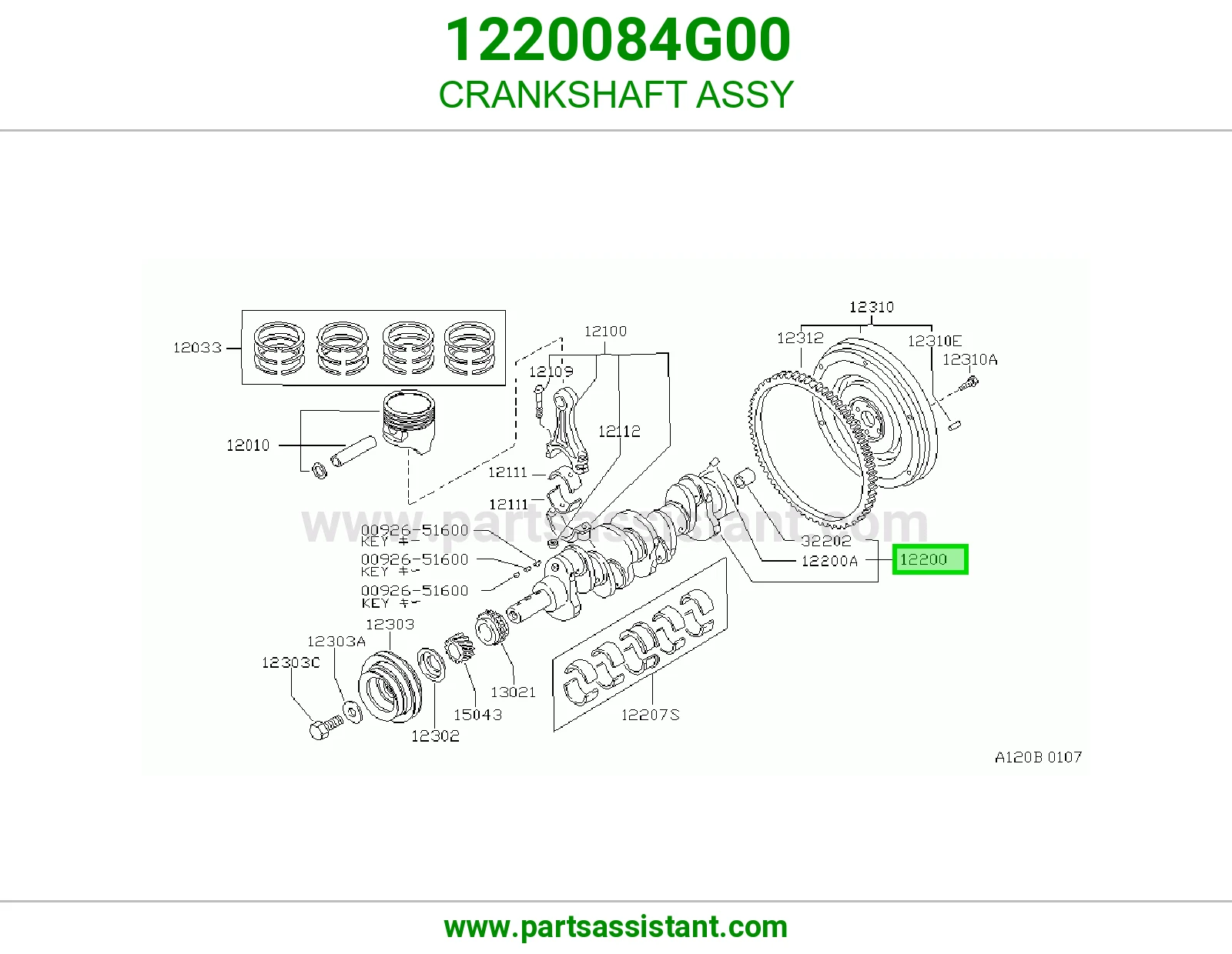 CRANKSHAFT ASSY