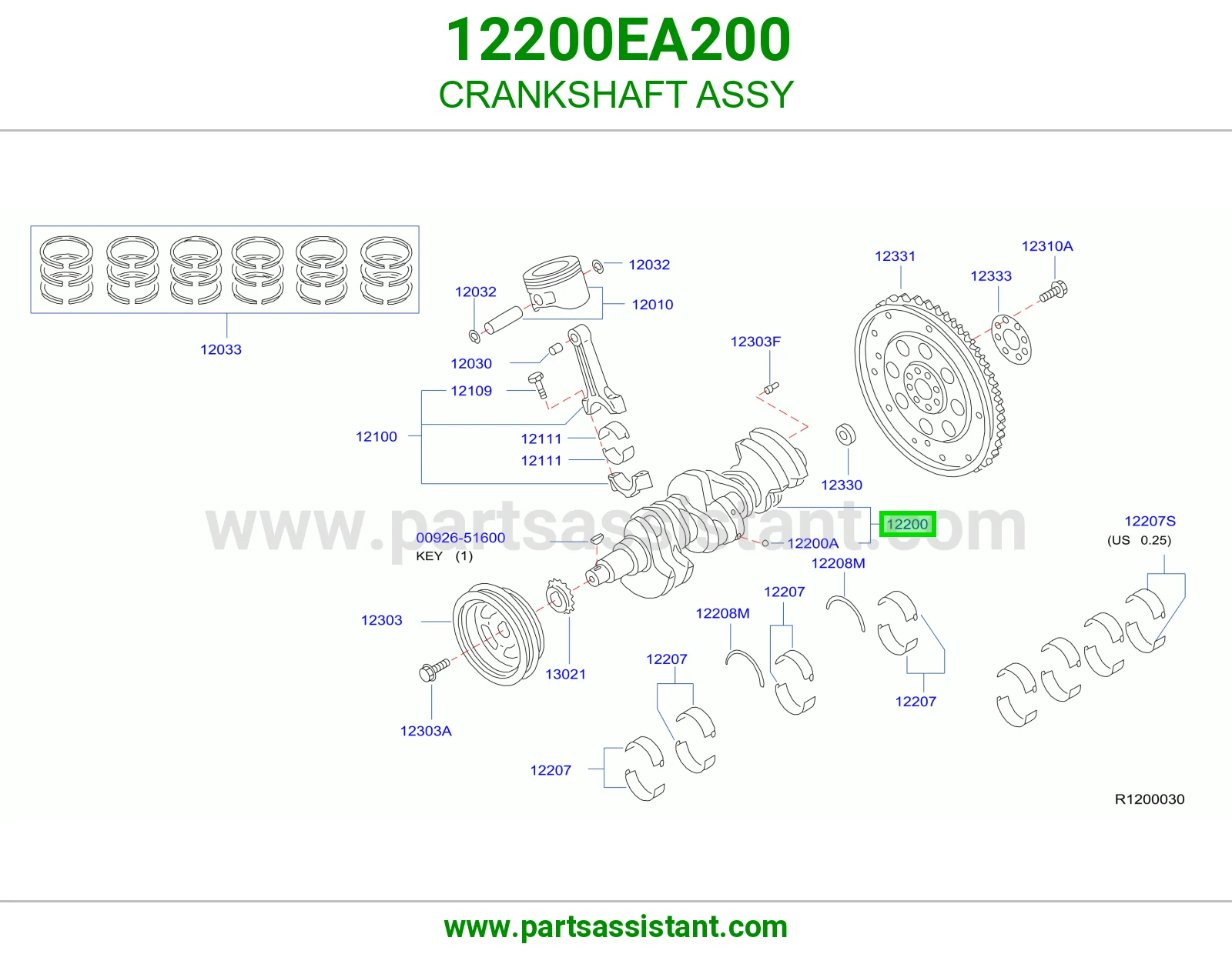 CRANKSHAFT ASSY