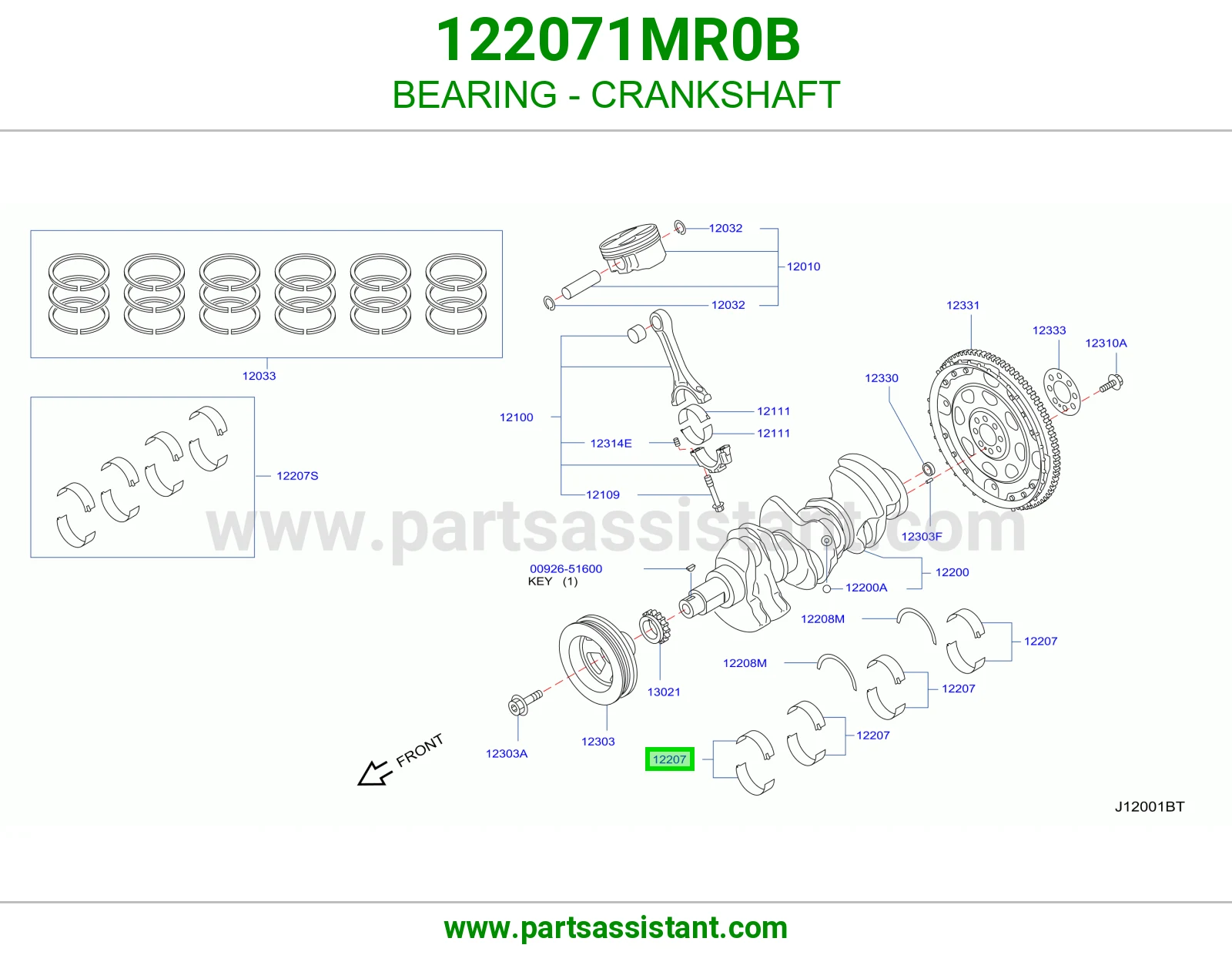 BEARING - CRANKSHAFT
