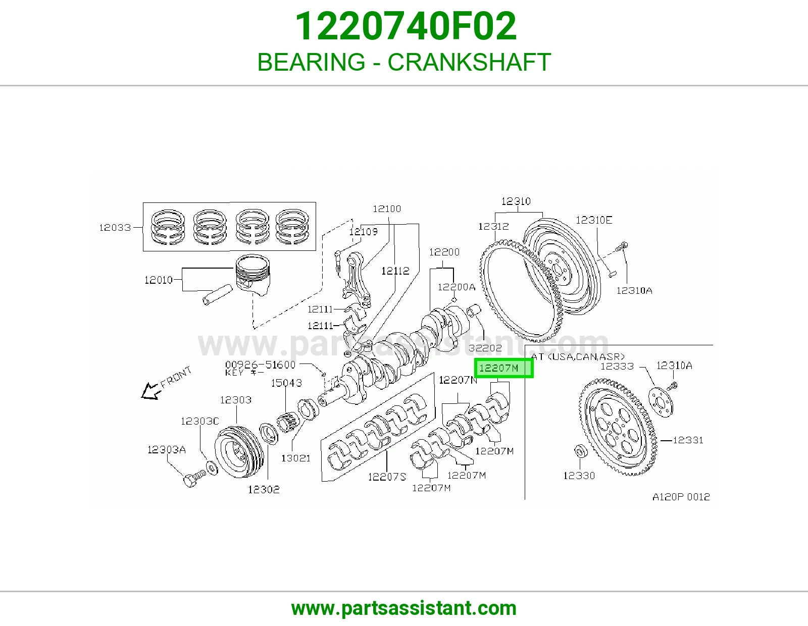 BEARING - CRANKSHAFT