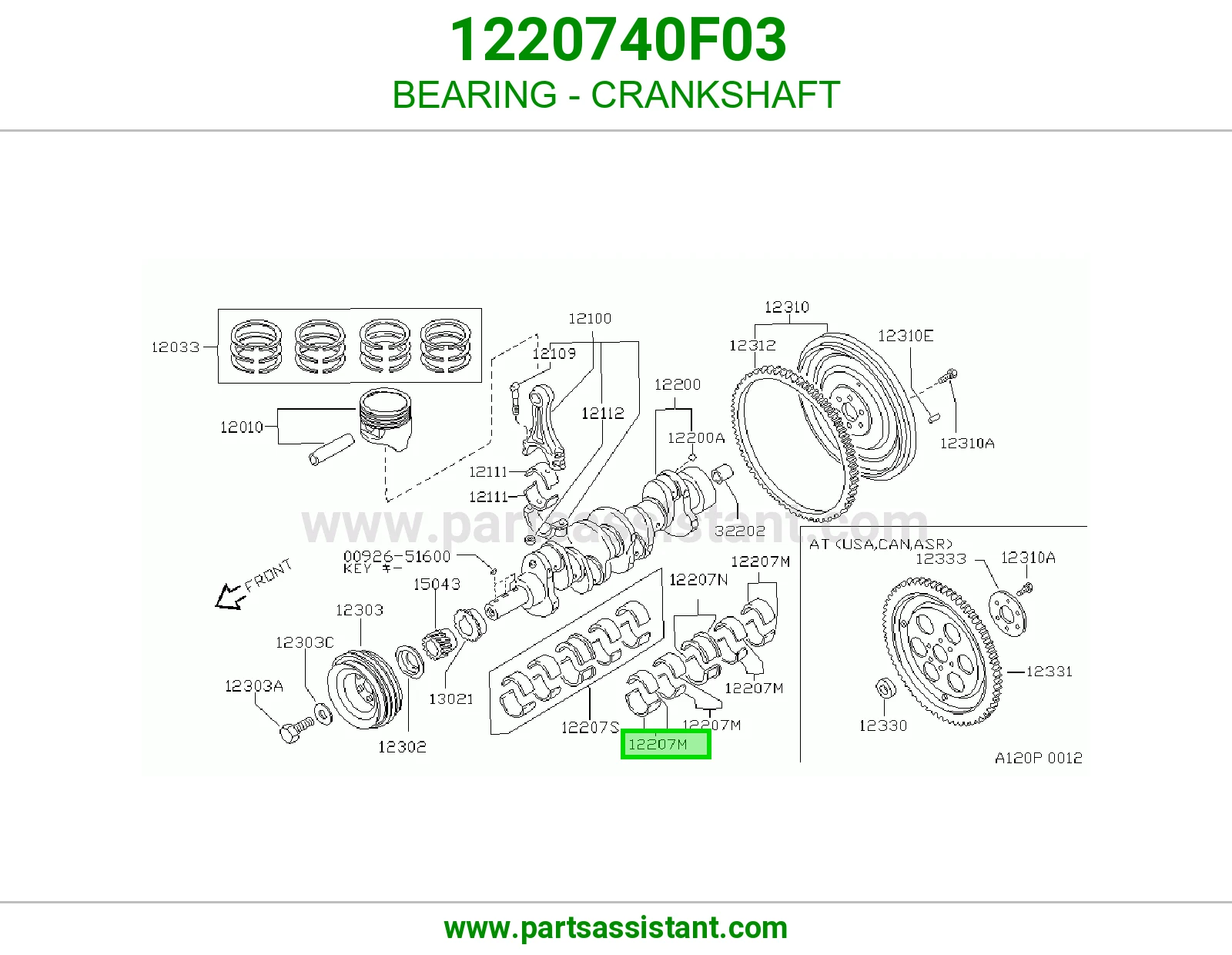 BEARING - CRANKSHAFT