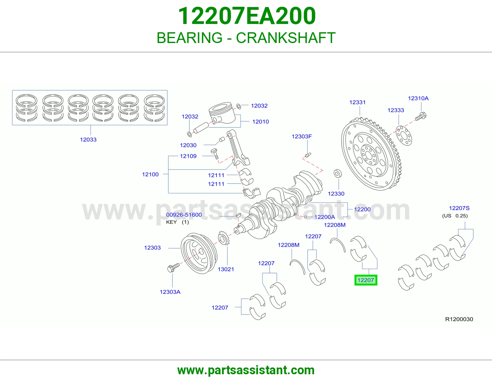 BEARING - CRANKSHAFT