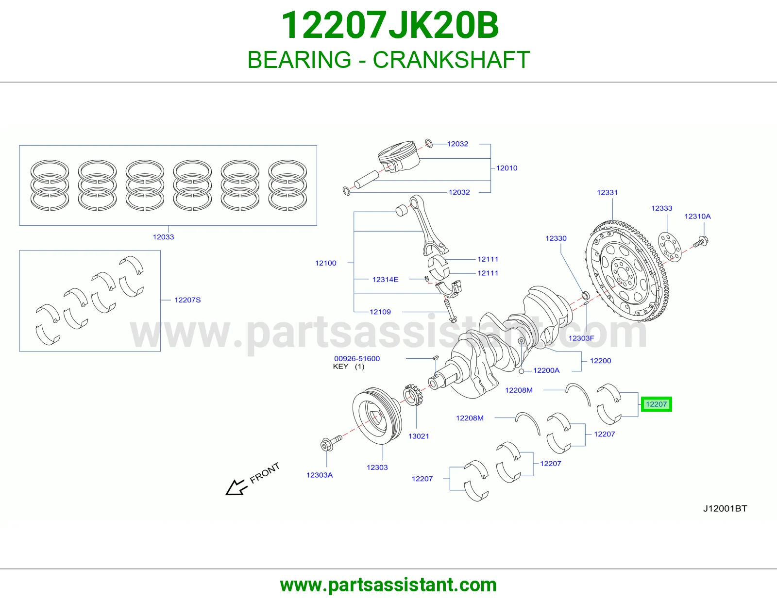BEARING - CRANKSHAFT