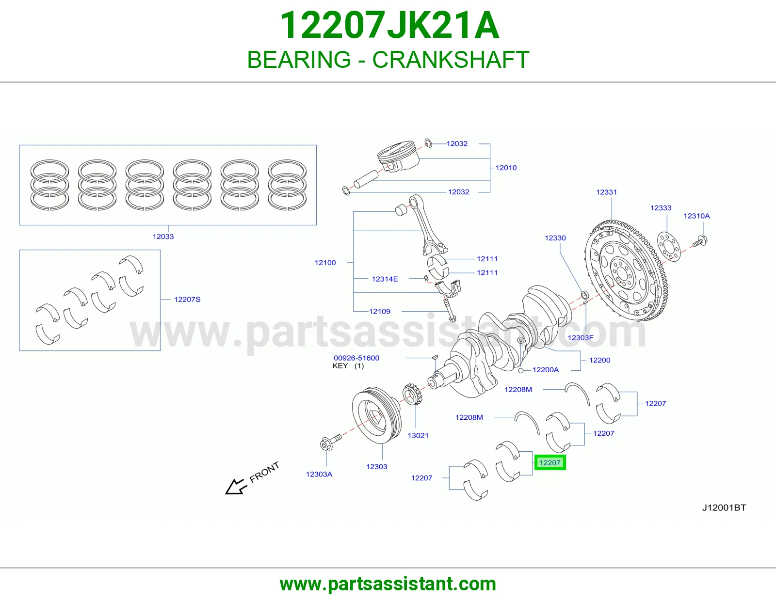 BEARING - CRANKSHAFT