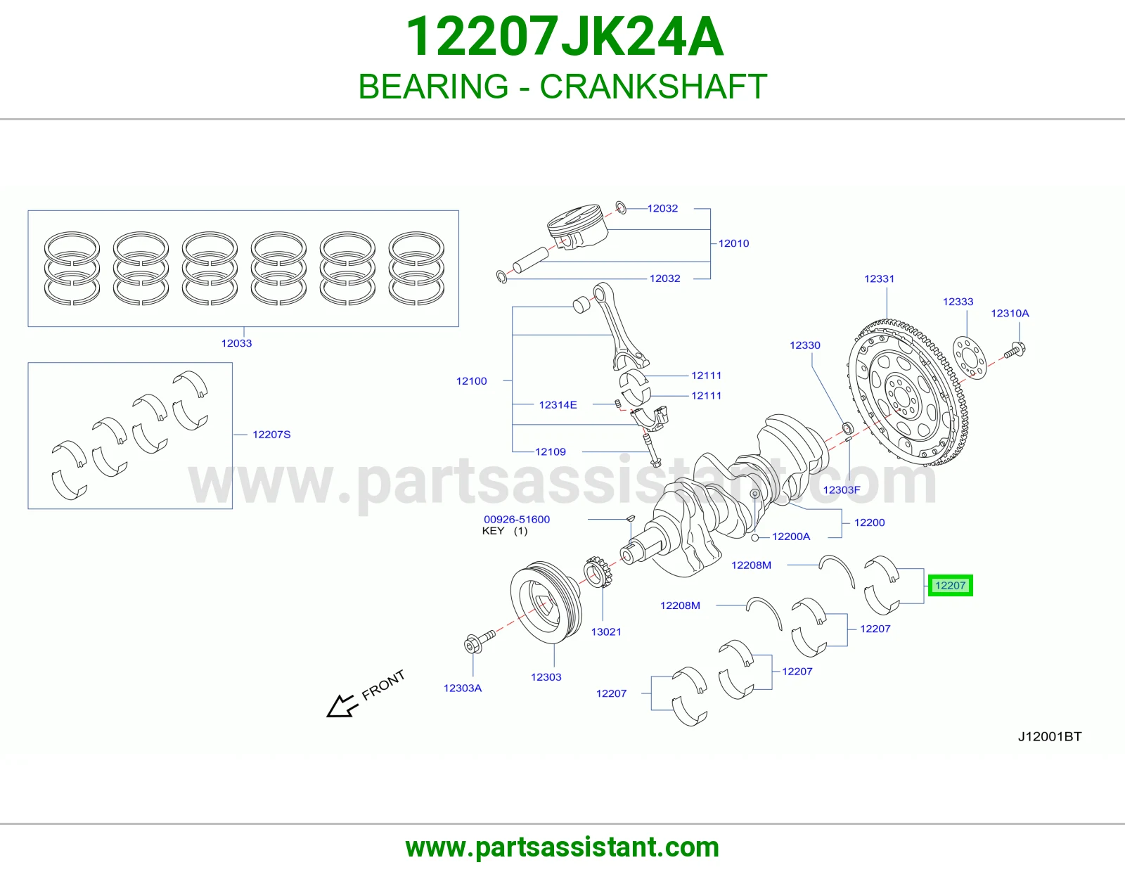 BEARING - CRANKSHAFT
