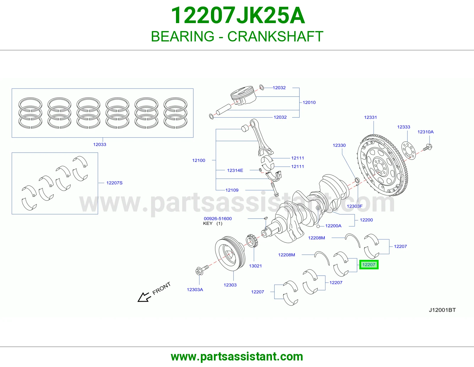 BEARING - CRANKSHAFT
