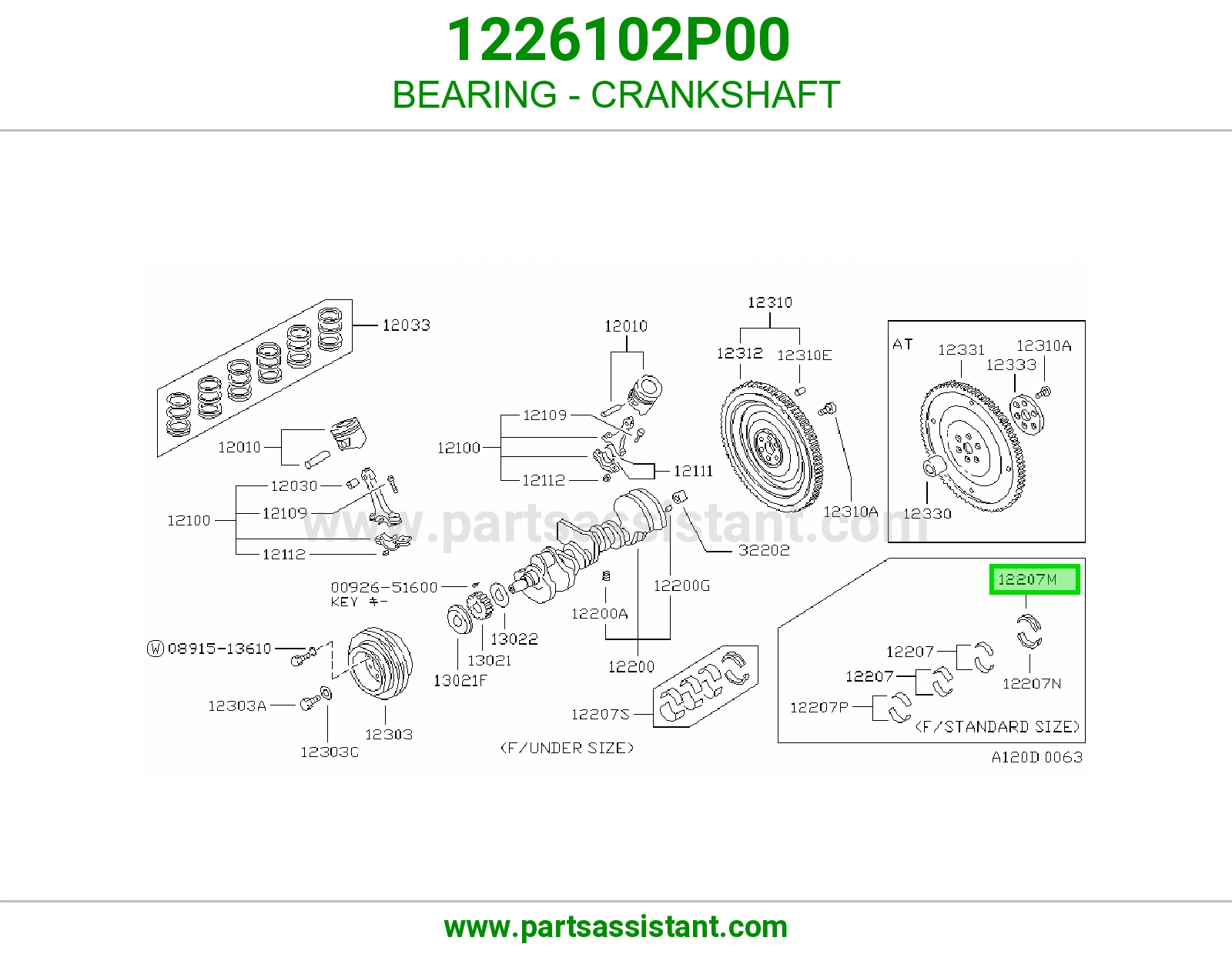 BEARING - CRANKSHAFT