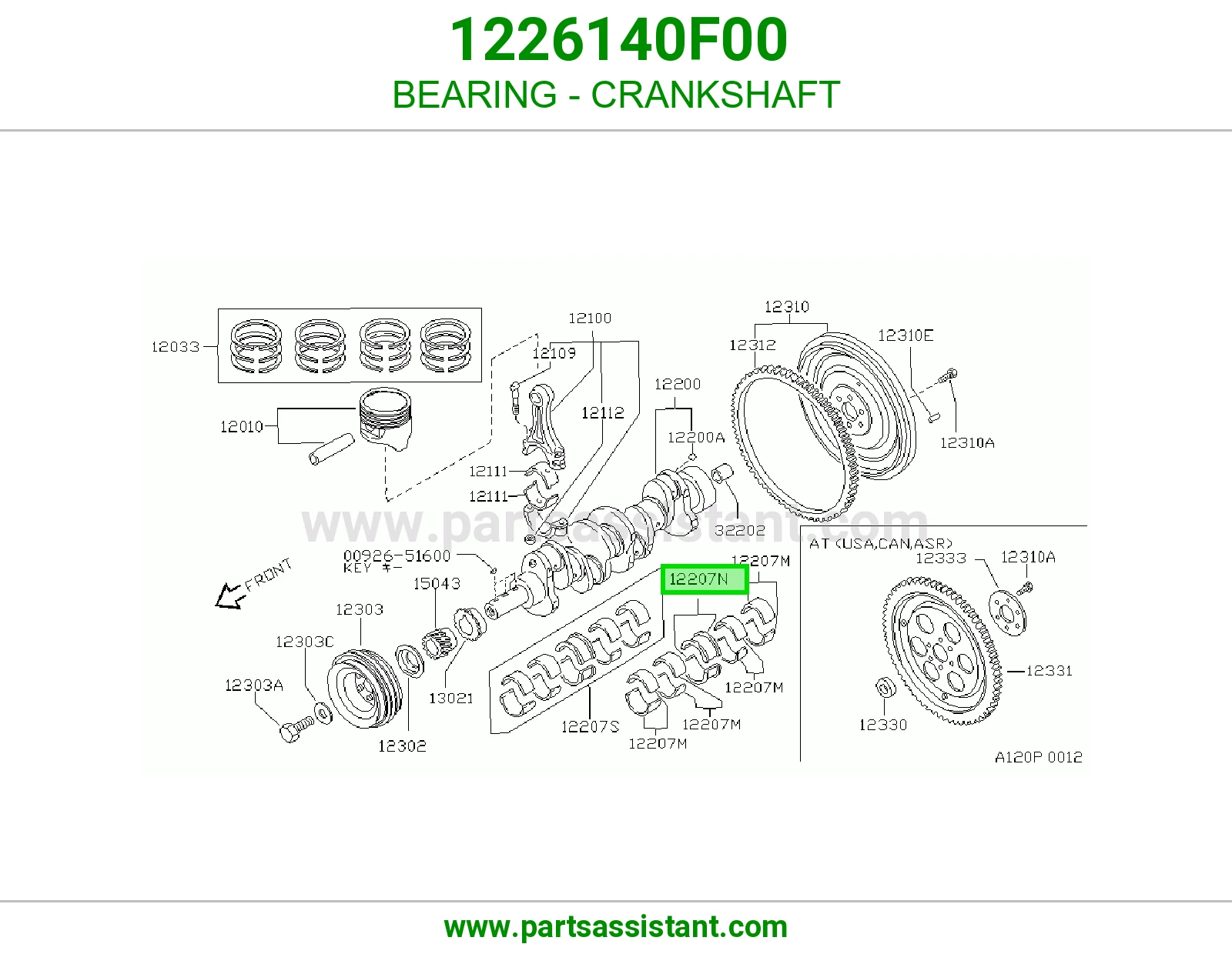 BEARING - CRANKSHAFT