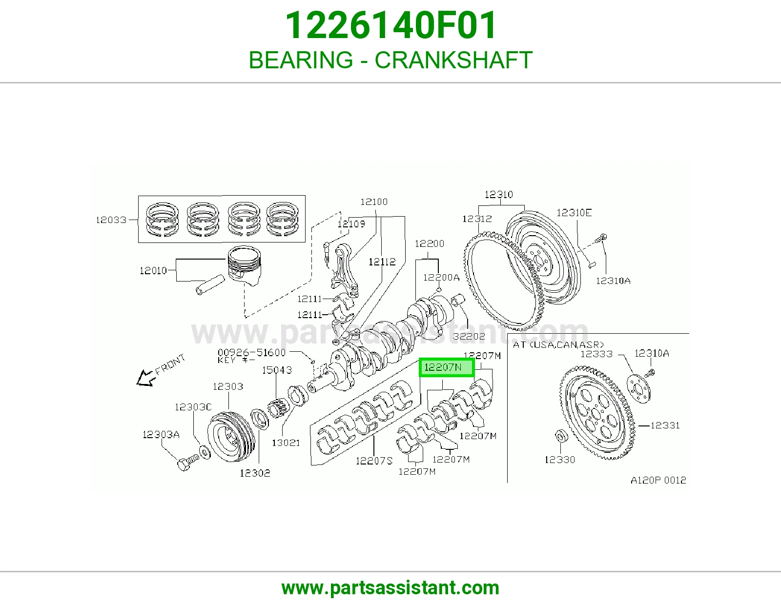 BEARING - CRANKSHAFT