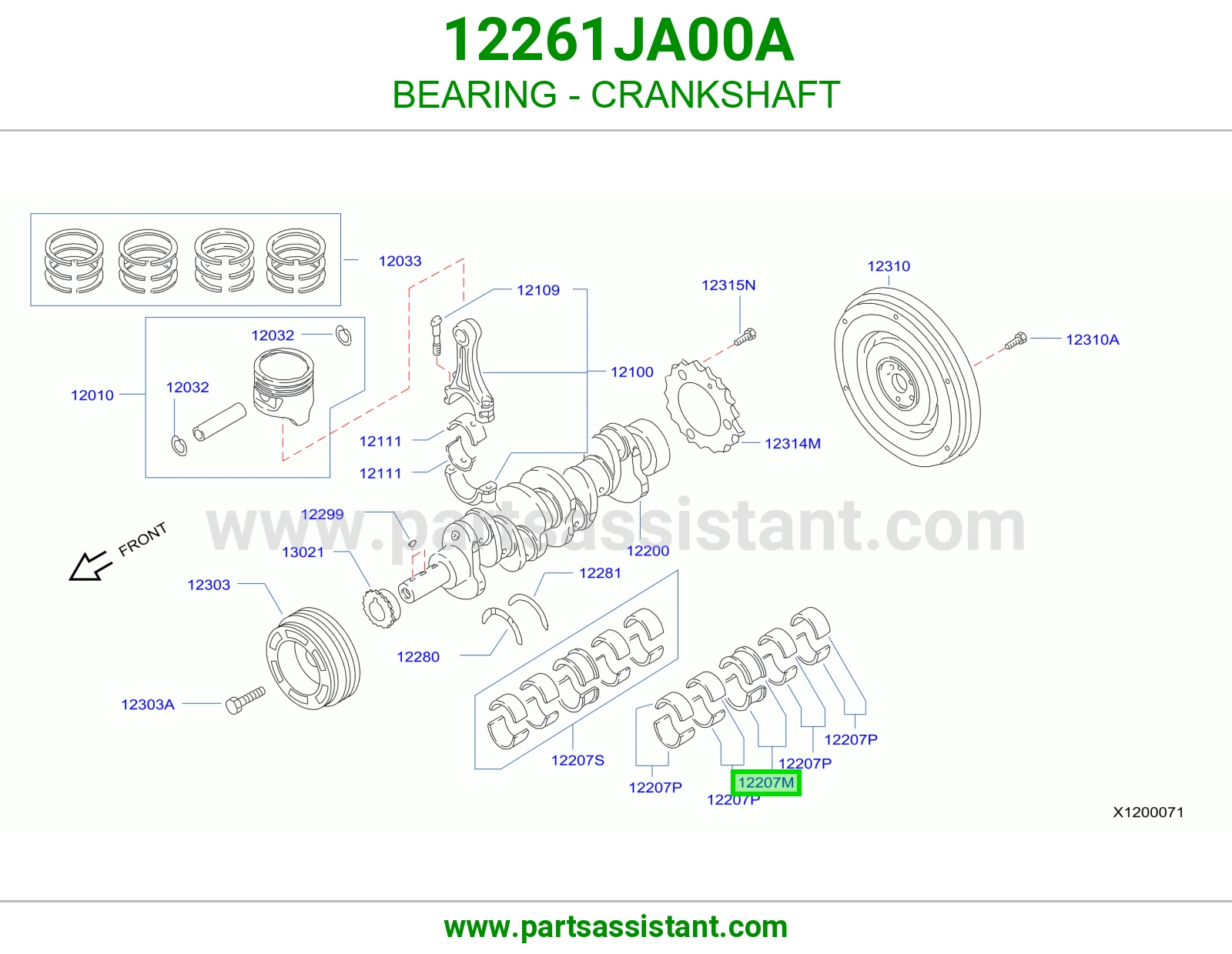 BEARING - CRANKSHAFT