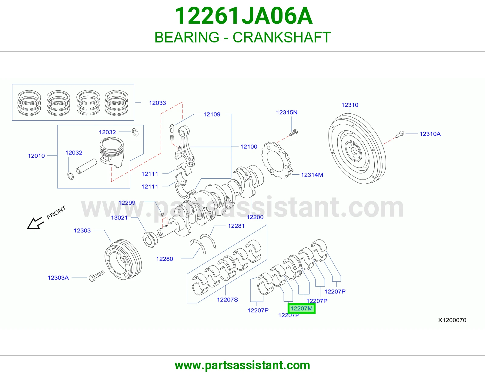 BEARING - CRANKSHAFT