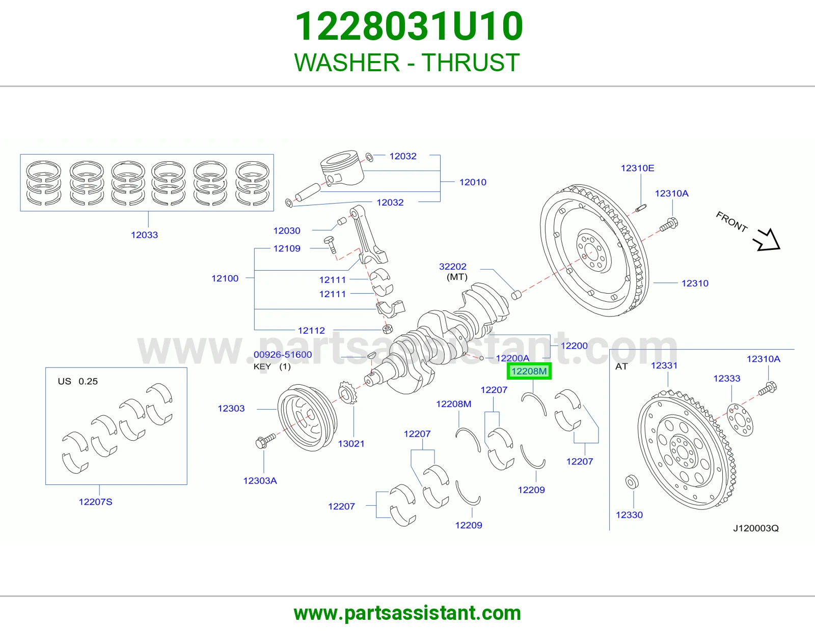 WASHER - THRUST