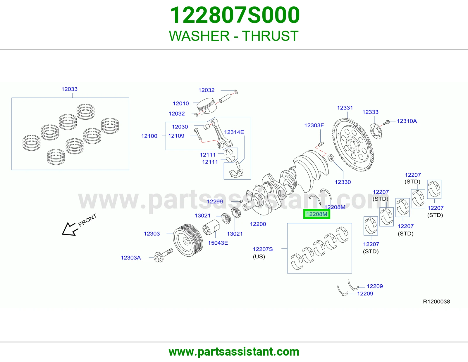 WASHER - THRUST
