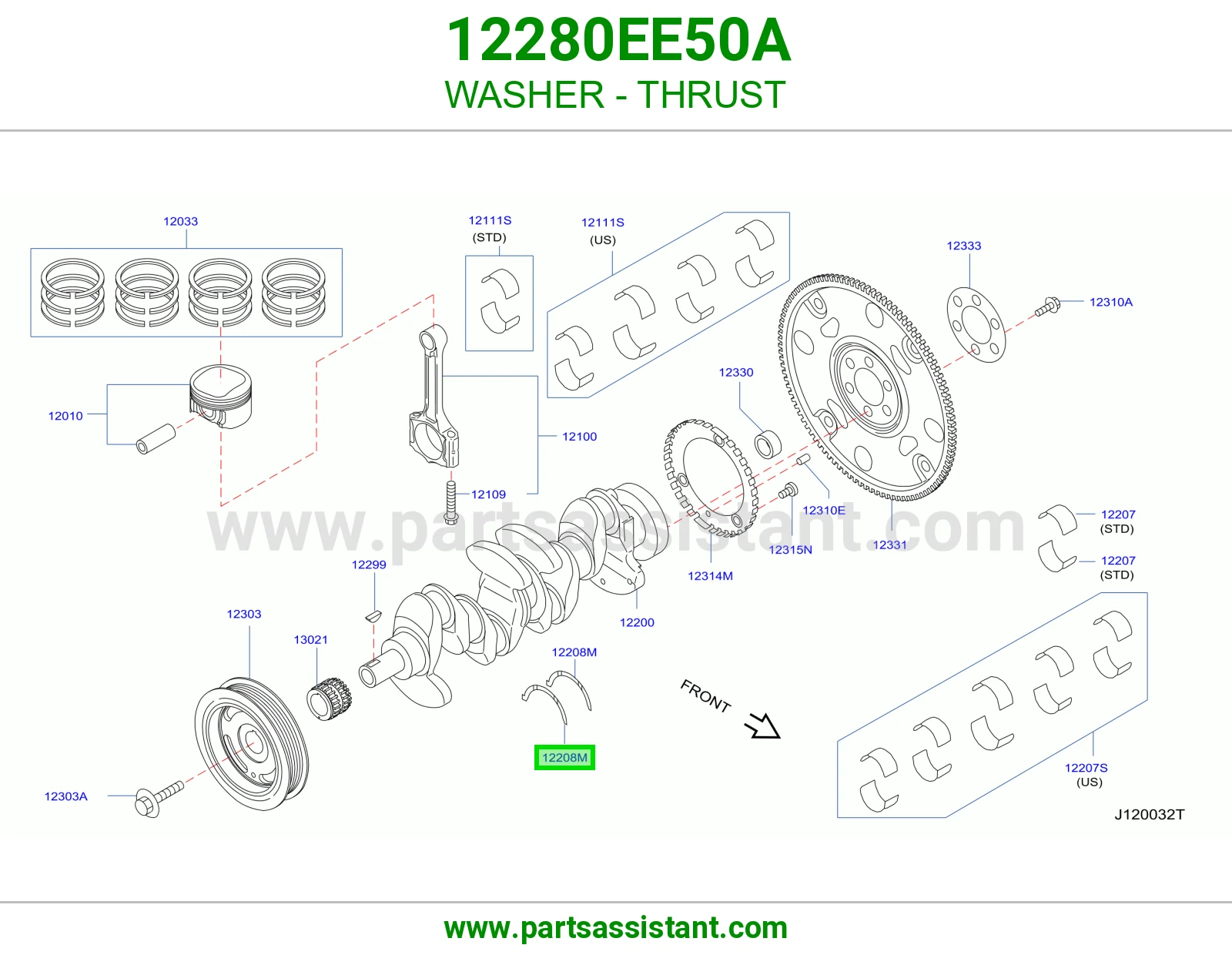 WASHER - THRUST
