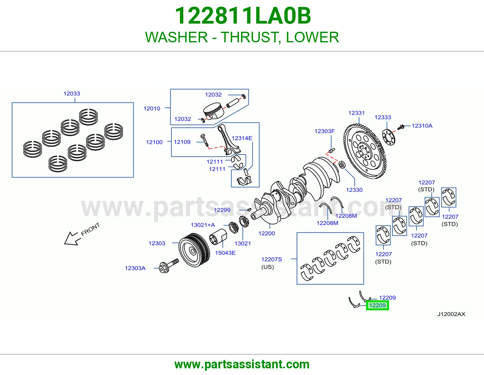 WASHER - THRUST, LOWER