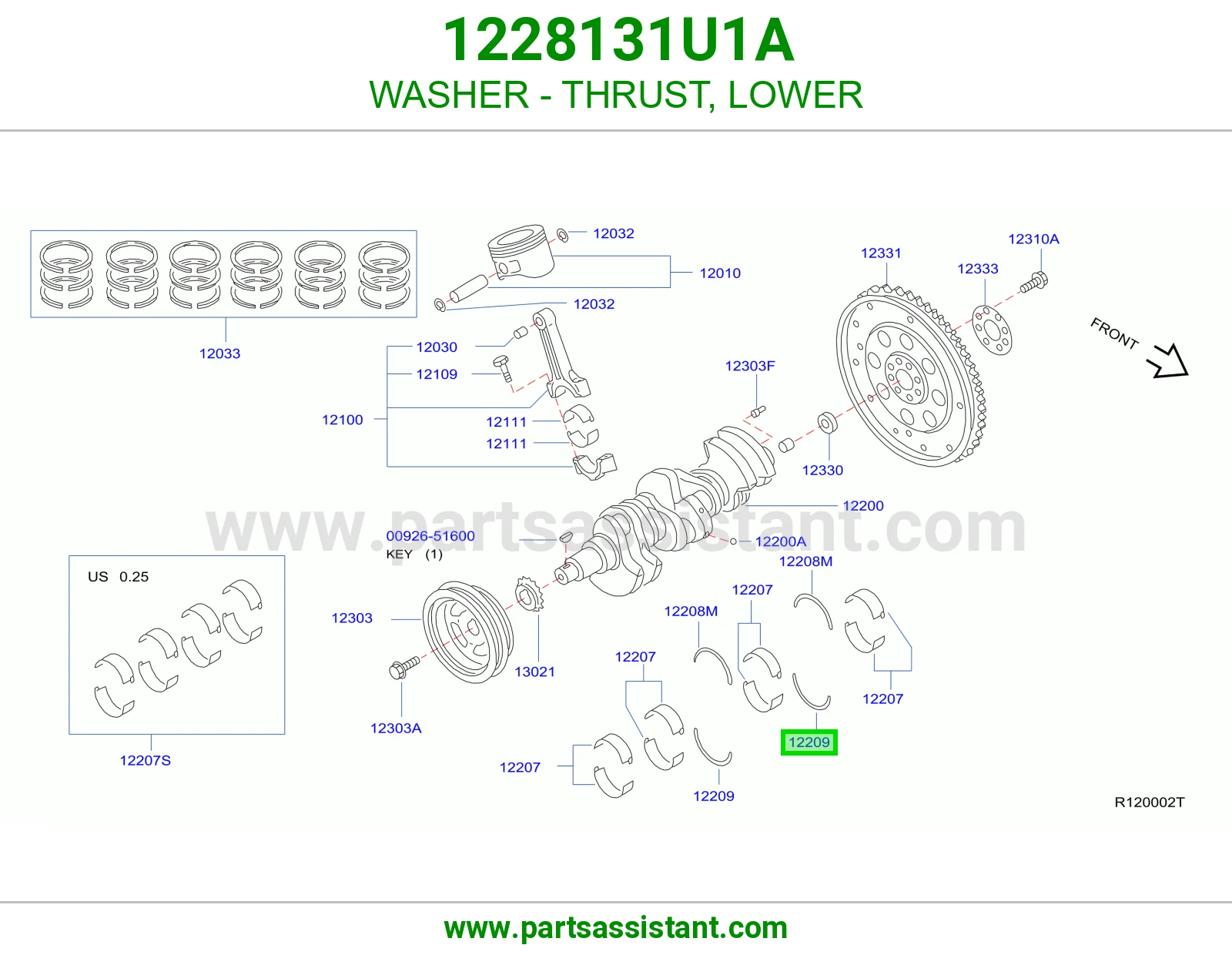 WASHER - THRUST, LOWER