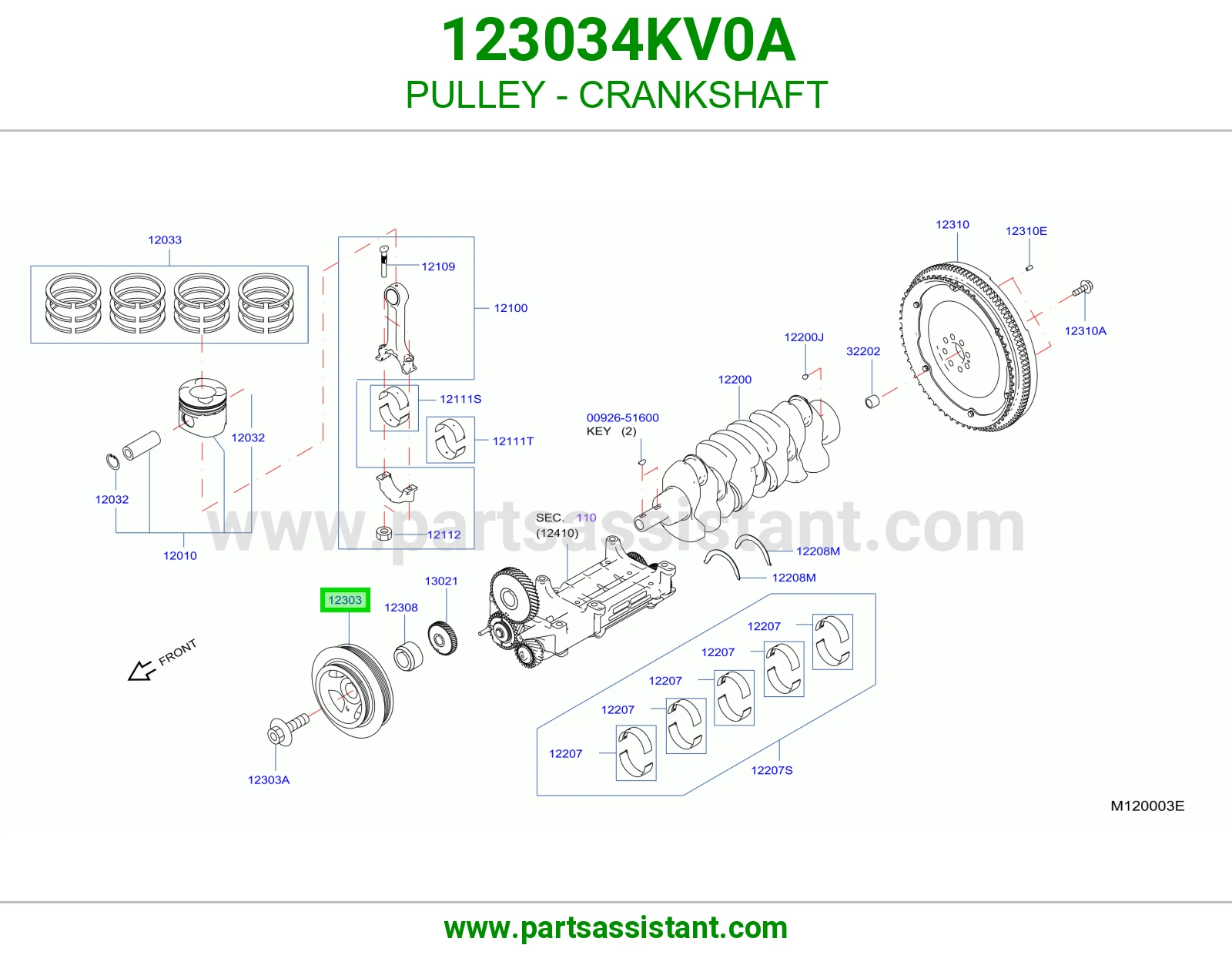 PULLEY - CRANKSHAFT