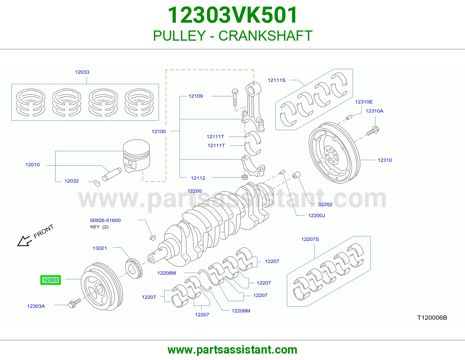 PULLEY - CRANKSHAFT