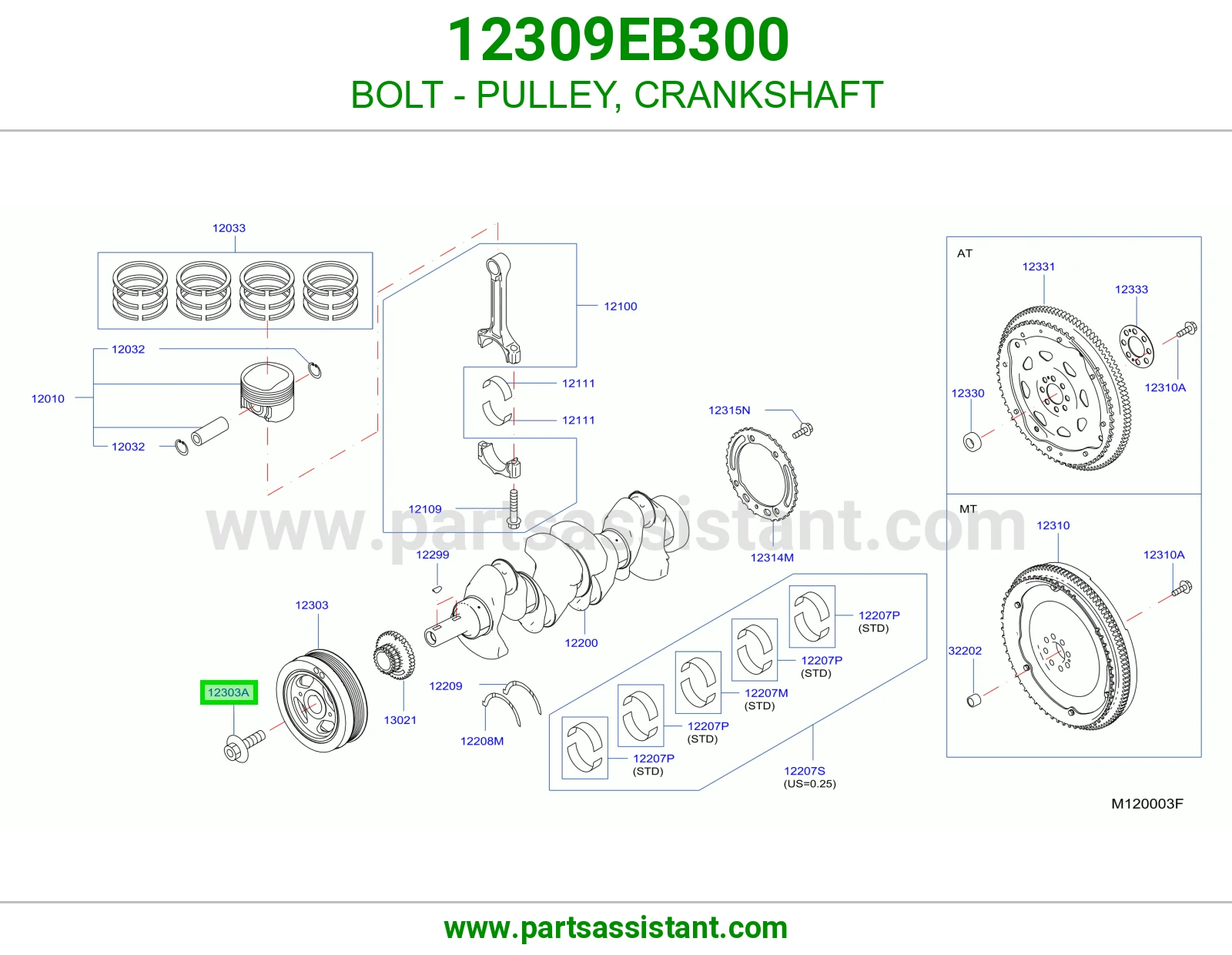 BOLT - PULLEY, CRANKSHAFT