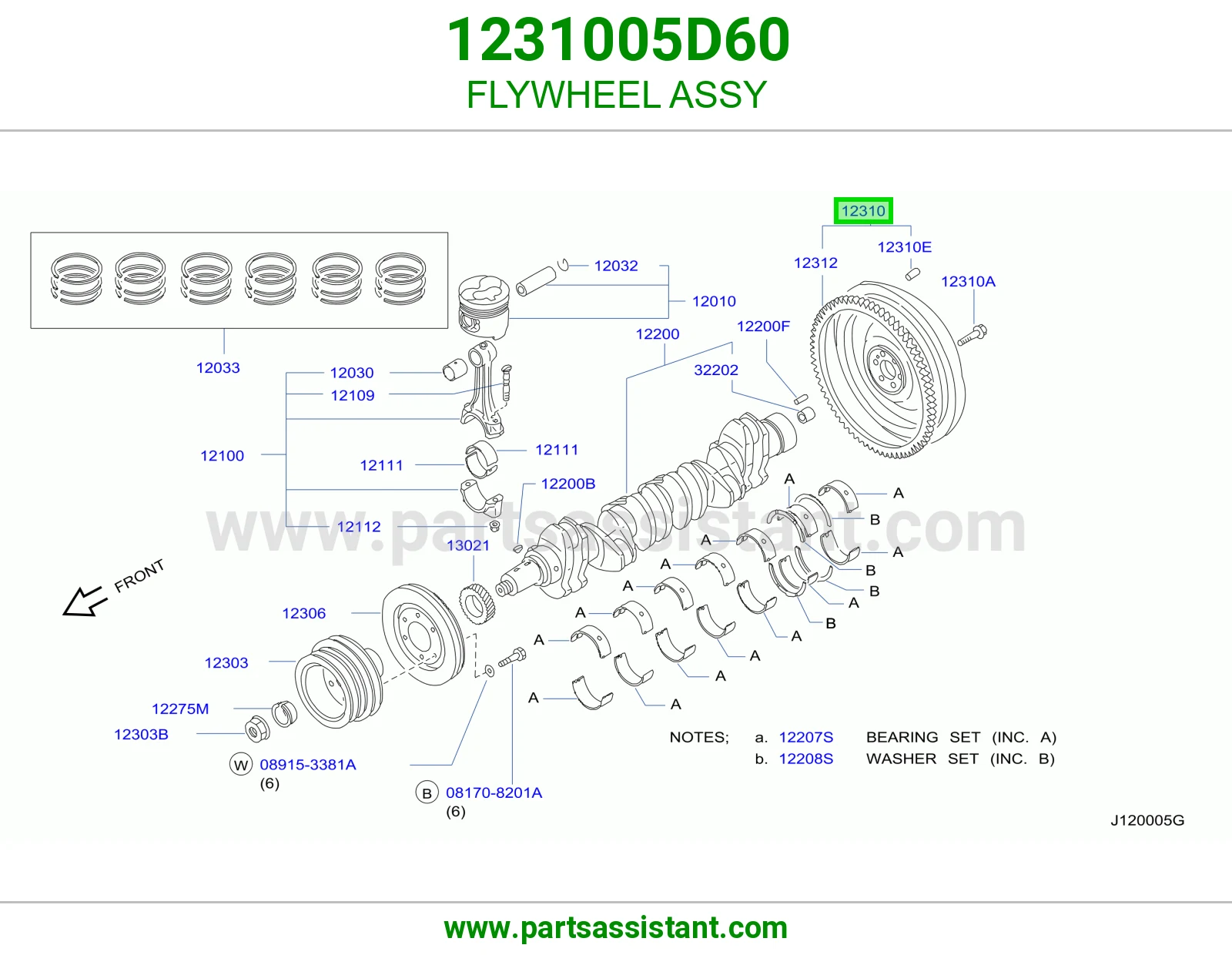 FLYWHEEL ASSY