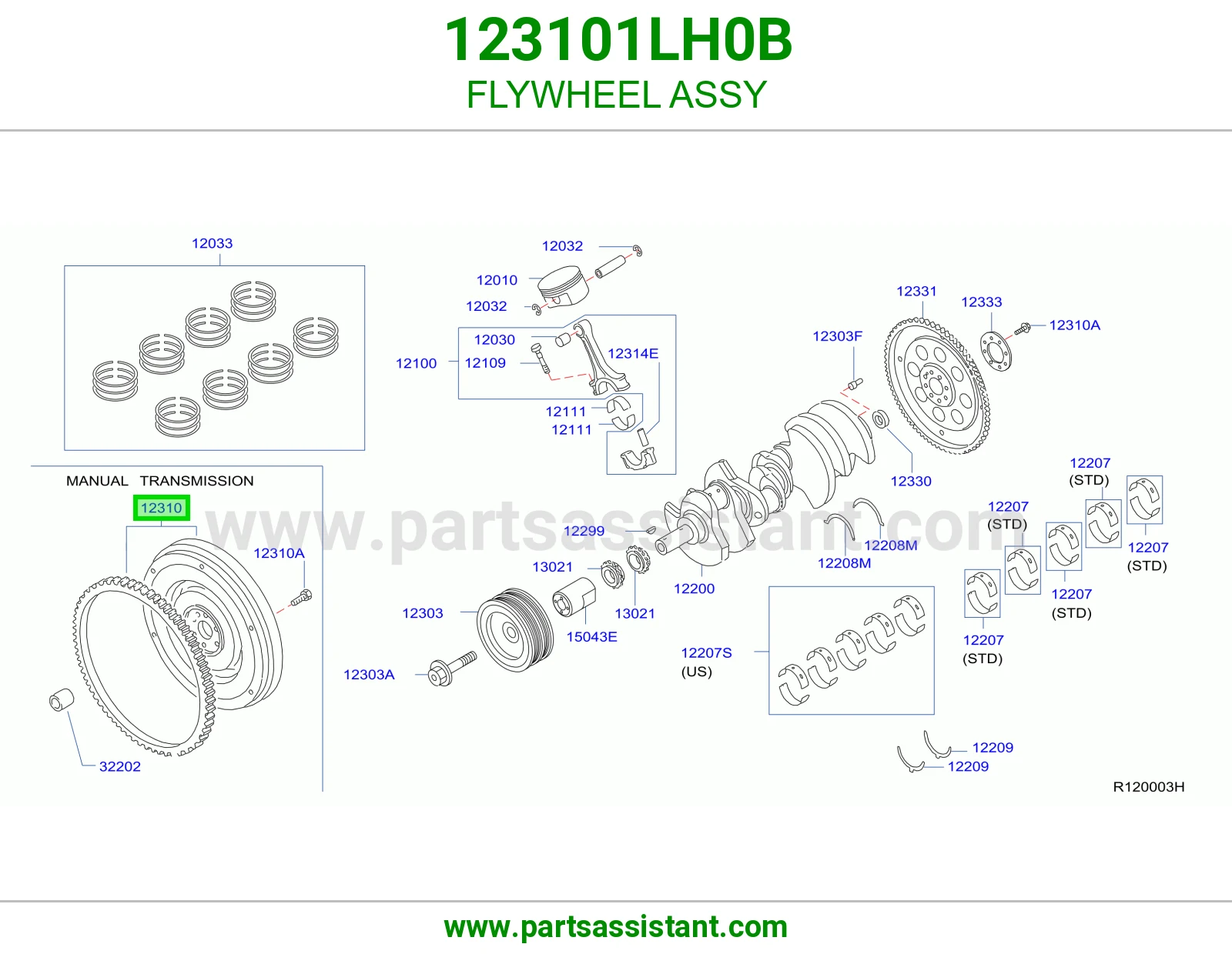 FLYWHEEL ASSY