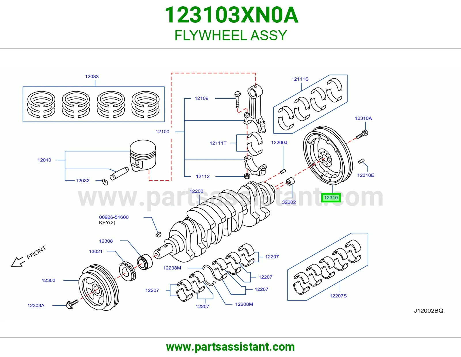 FLYWHEEL ASSY