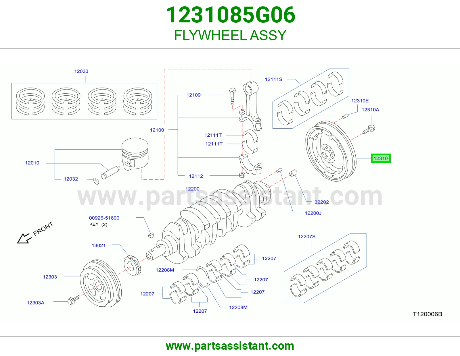 FLYWHEEL ASSY