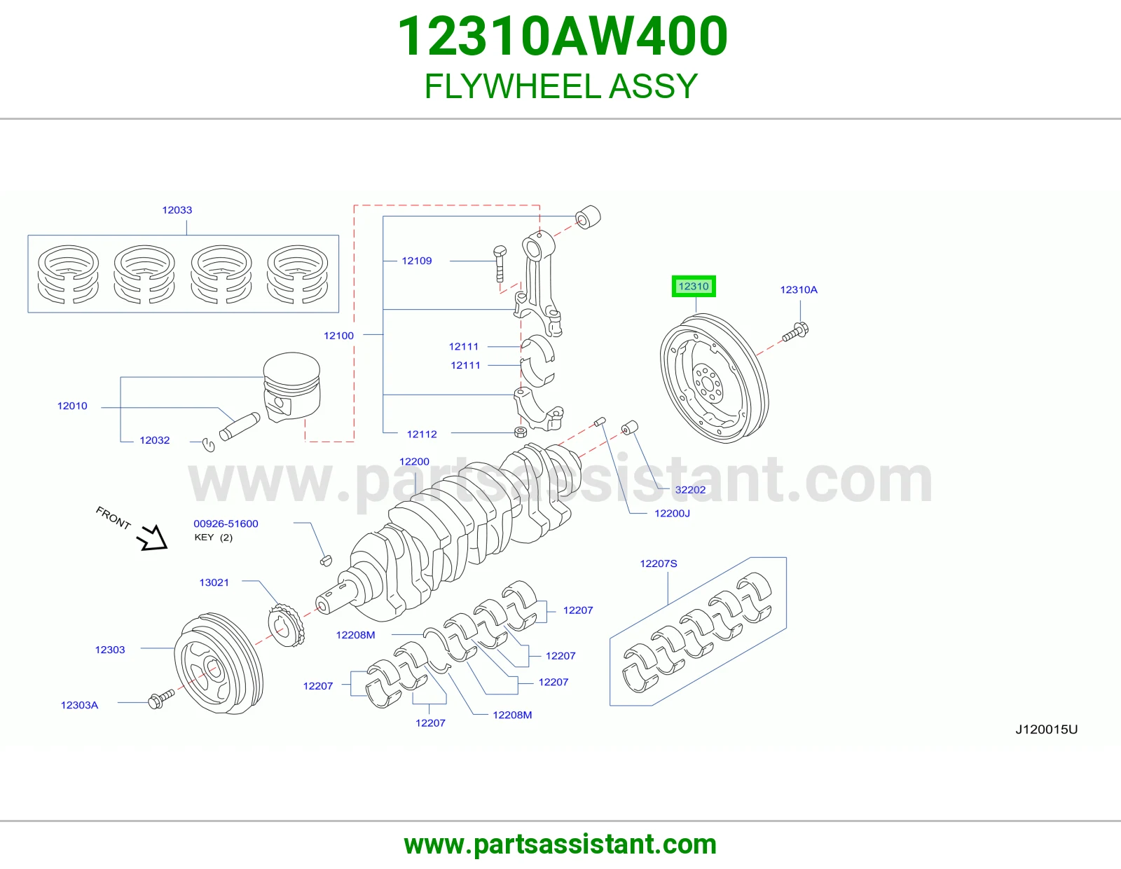 FLYWHEEL ASSY