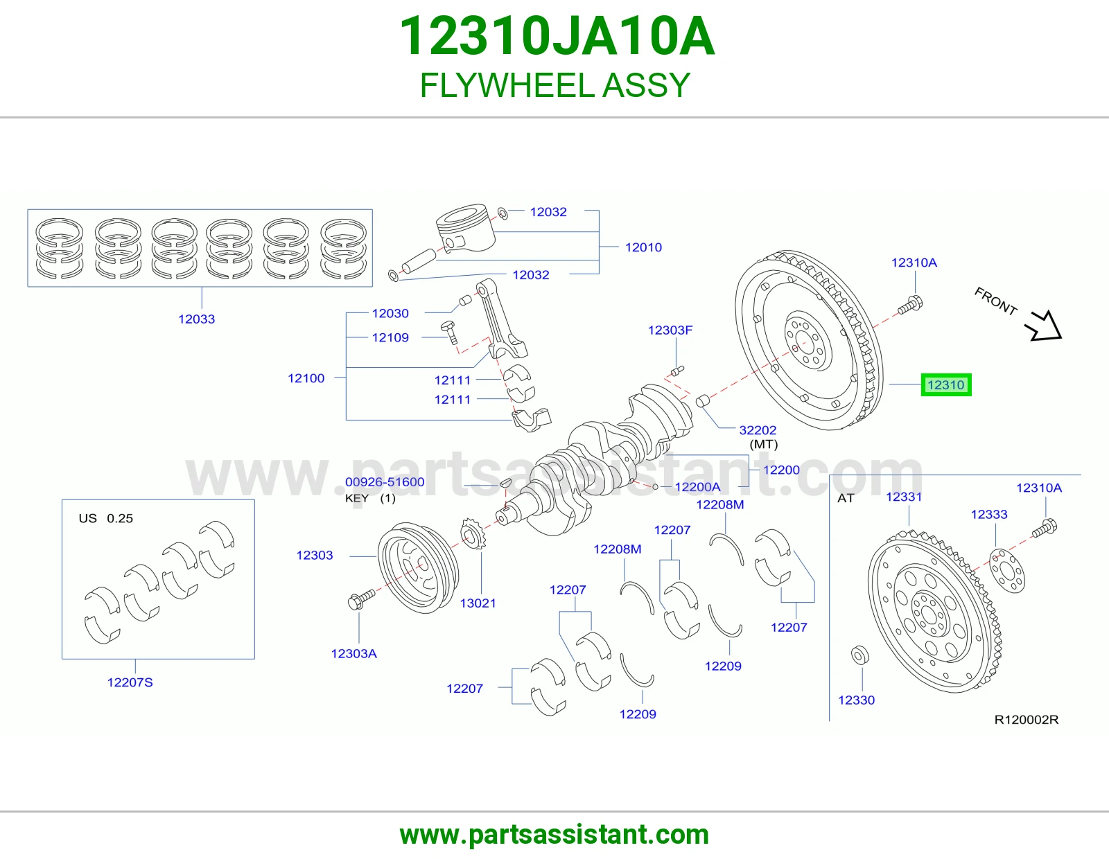 FLYWHEEL ASSY
