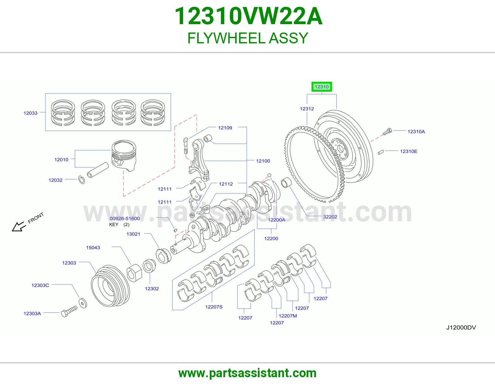 FLYWHEEL ASSY