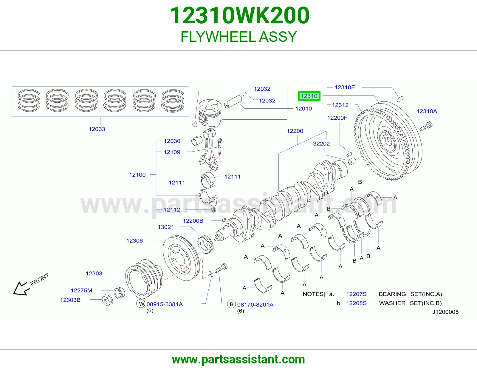 FLYWHEEL ASSY