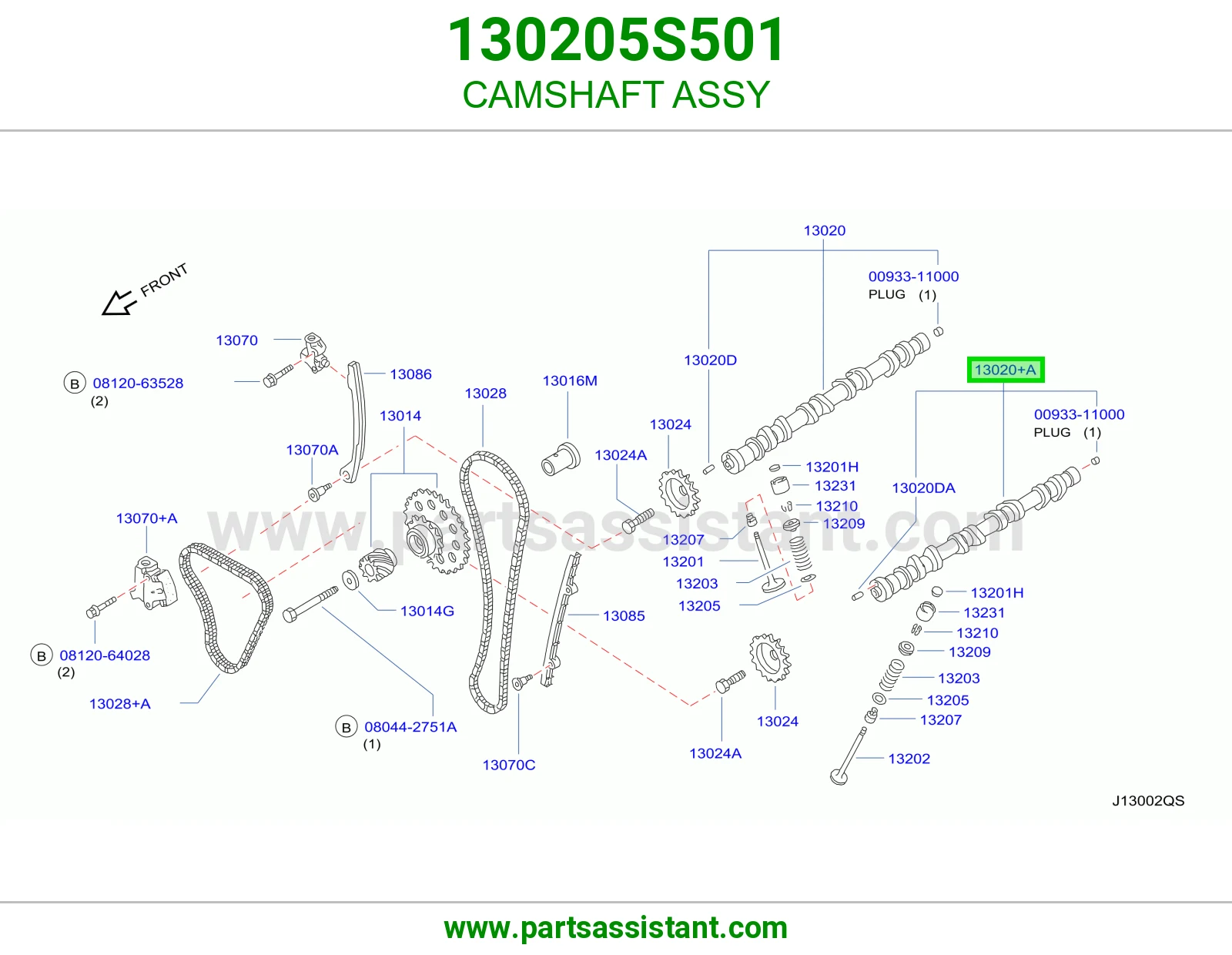 CAMSHAFT ASSY