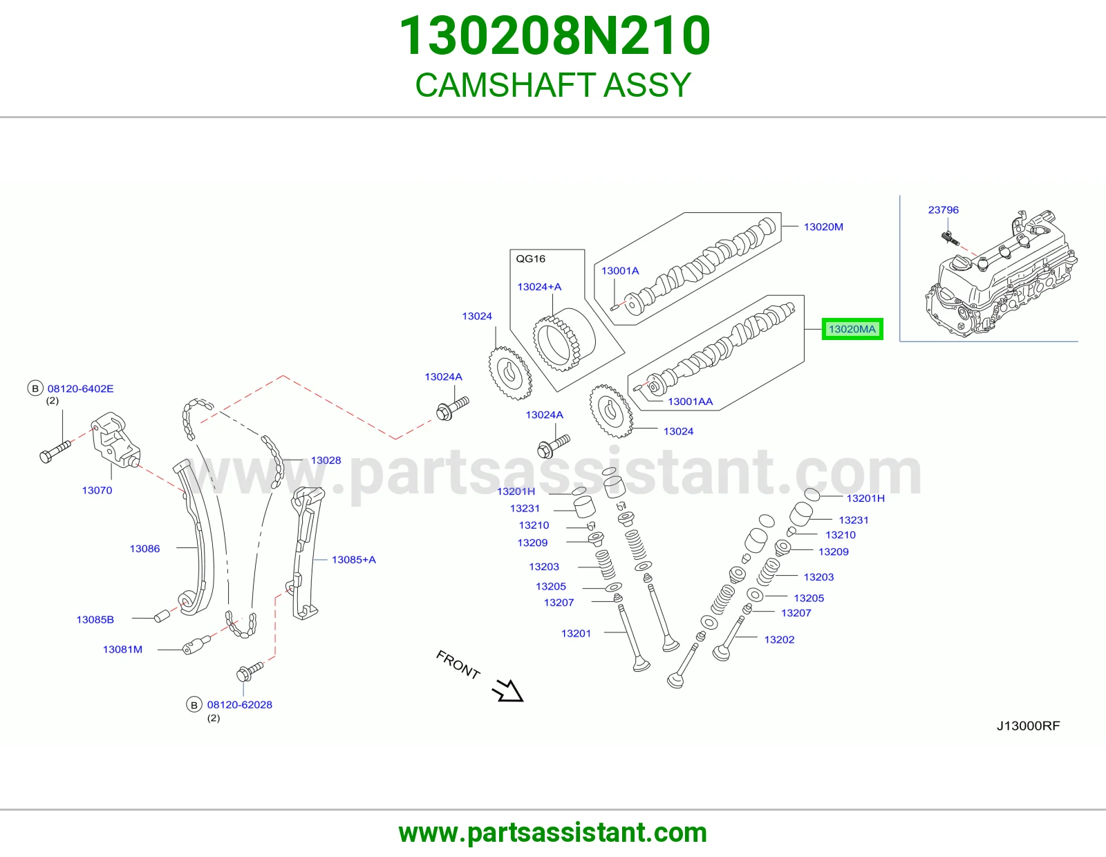 CAMSHAFT ASSY