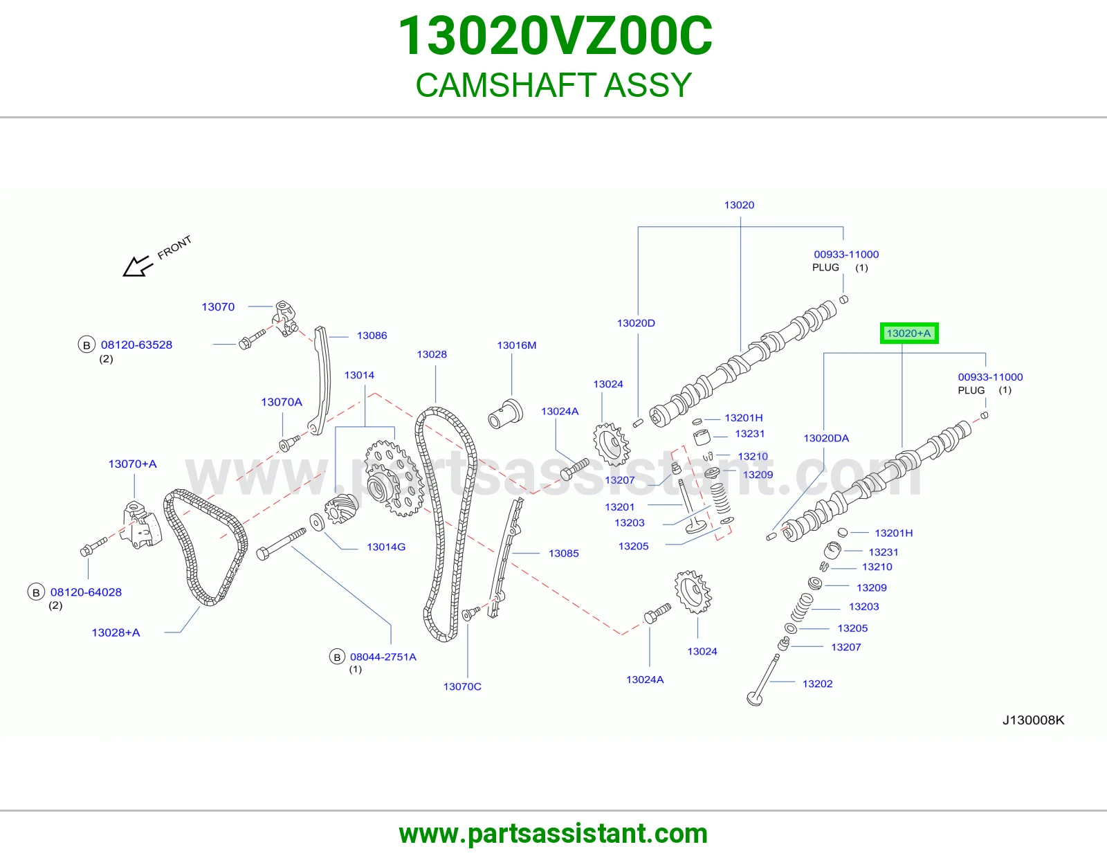 CAMSHAFT ASSY