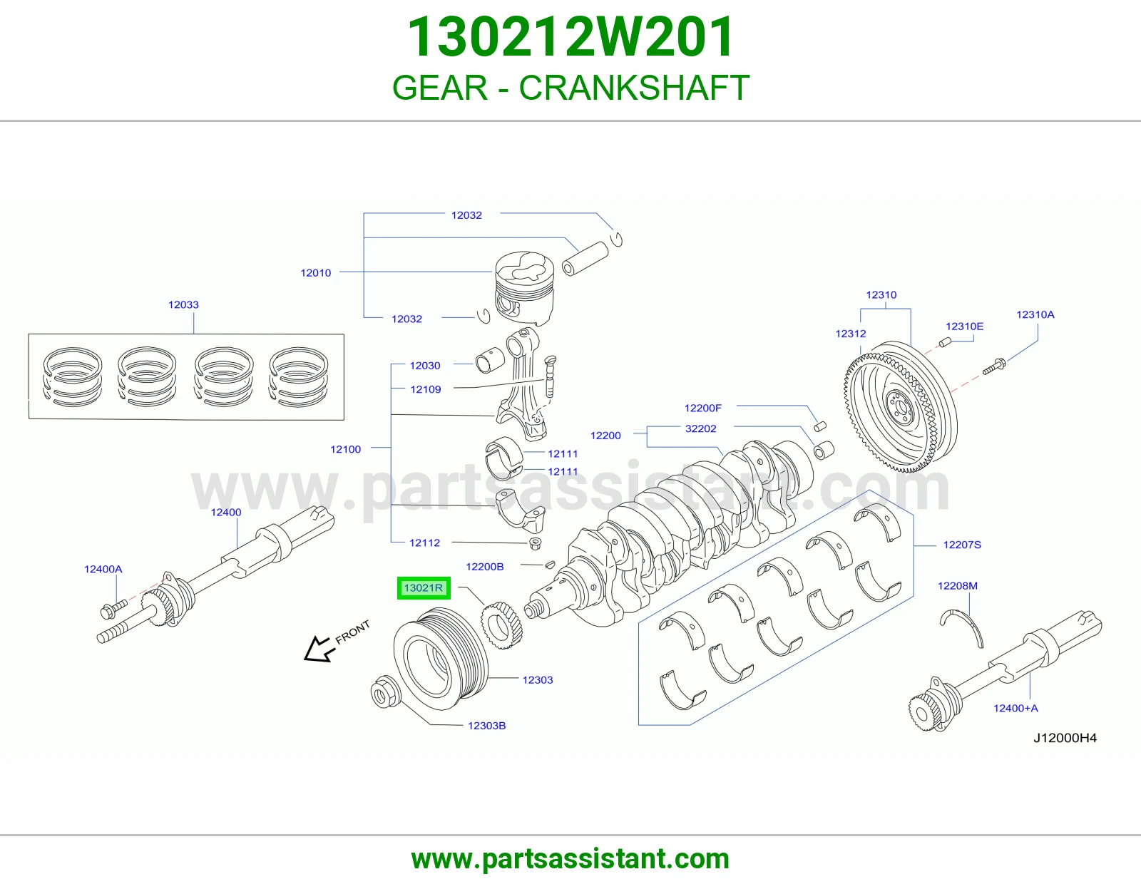 GEAR - CRANKSHAFT