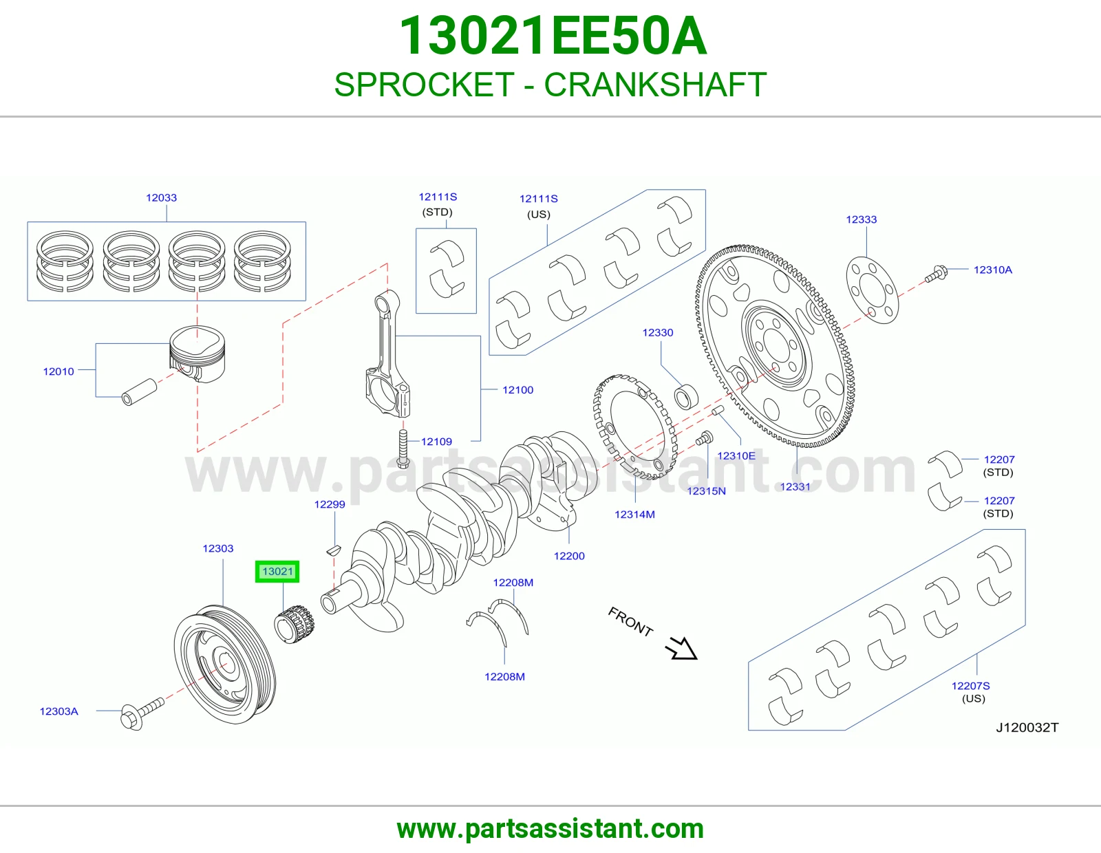 SPROCKET - CRANKSHAFT