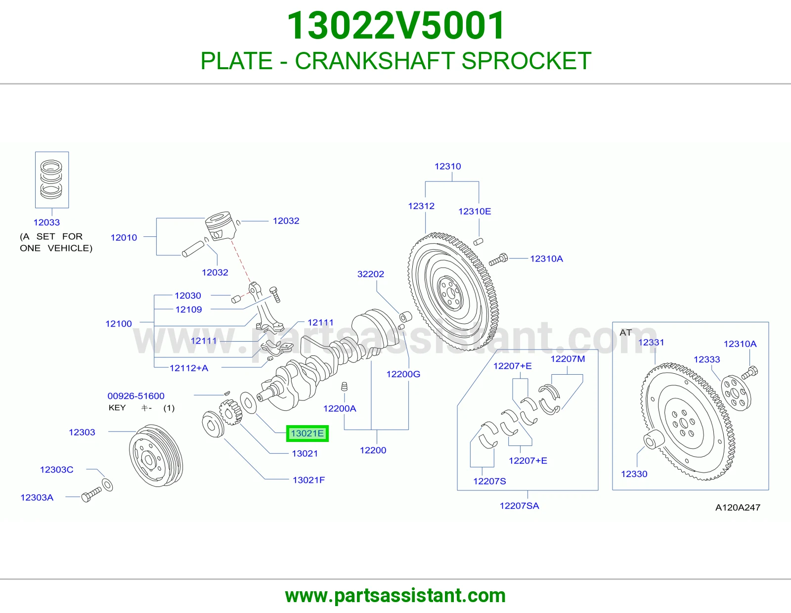 PLATE - CRANKSHAFT SPROCKET