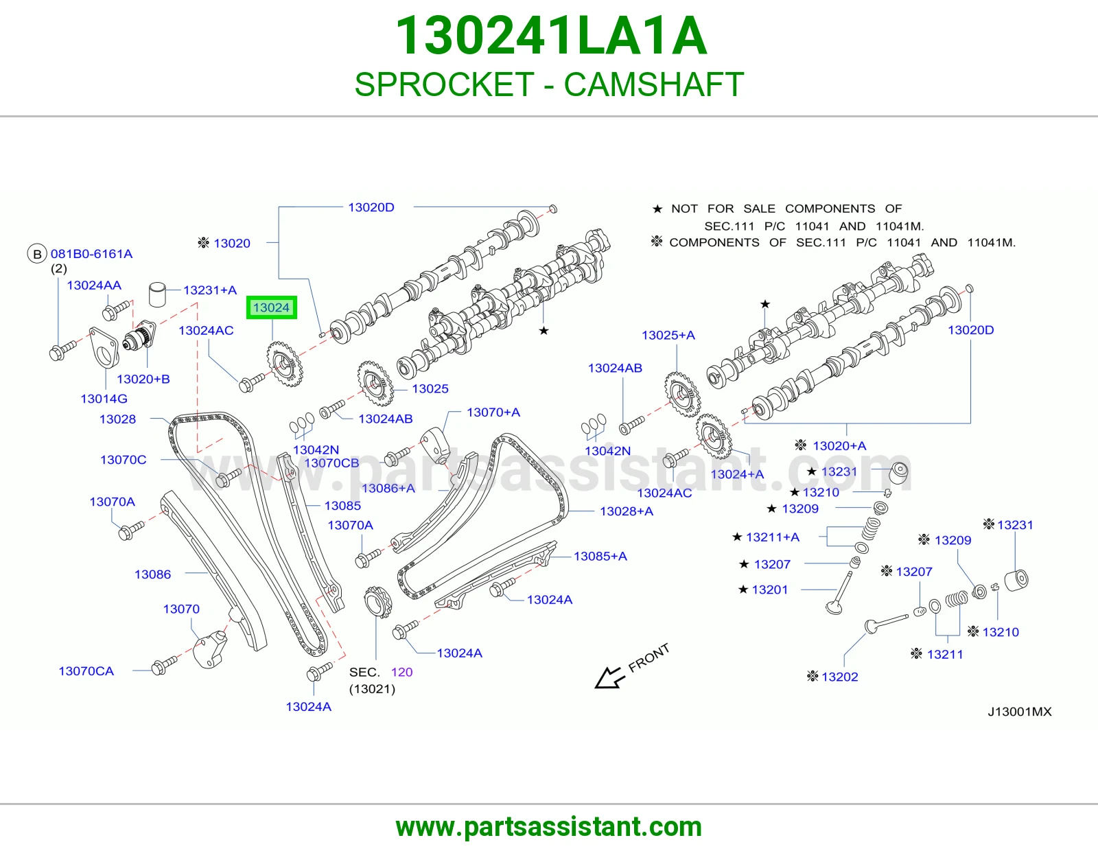SPROCKET - CAMSHAFT
