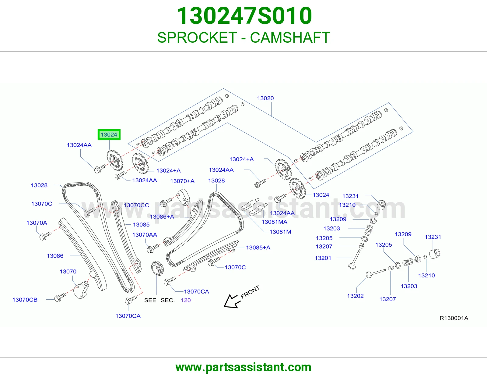 SPROCKET - CAMSHAFT