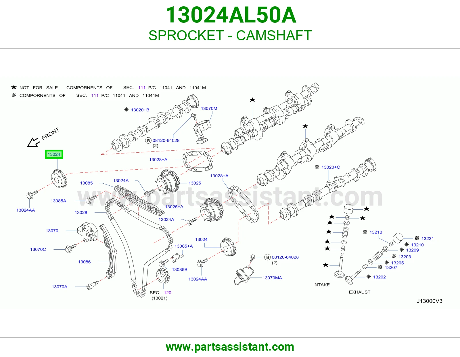 SPROCKET - CAMSHAFT