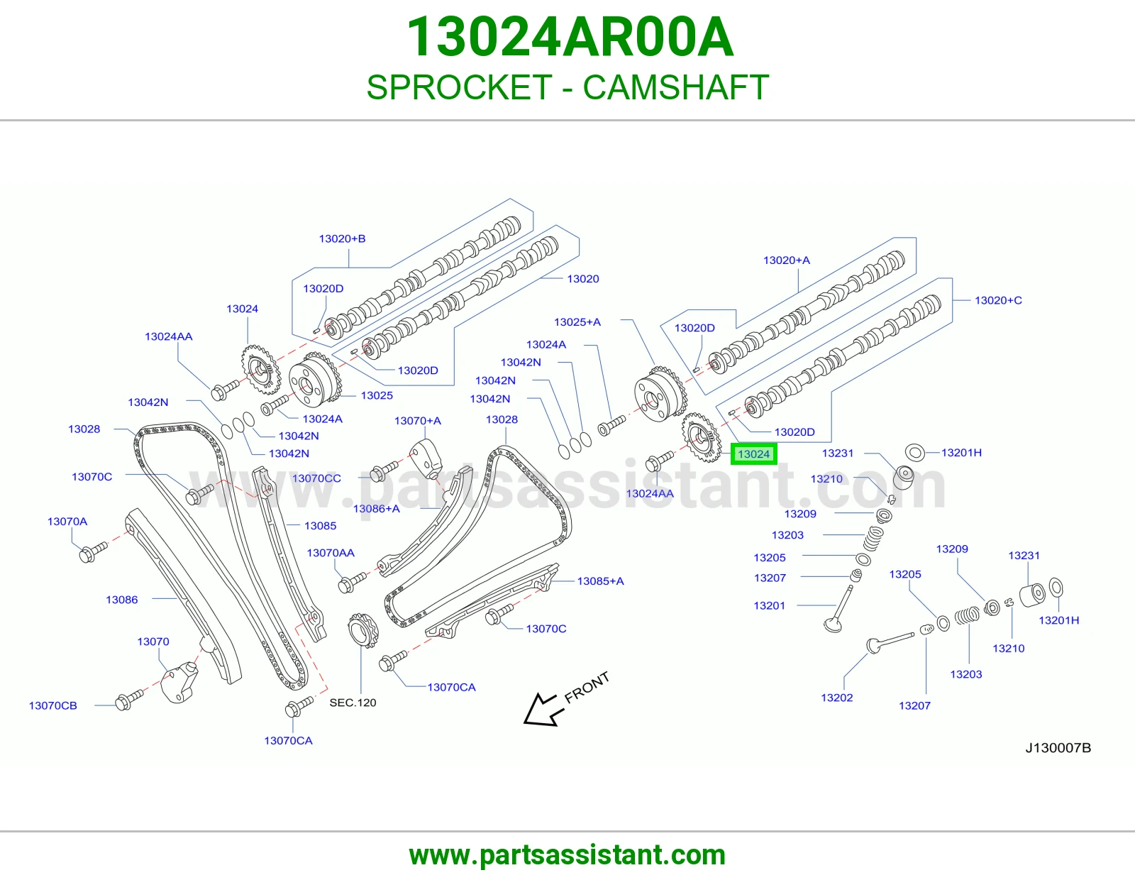 SPROCKET - CAMSHAFT