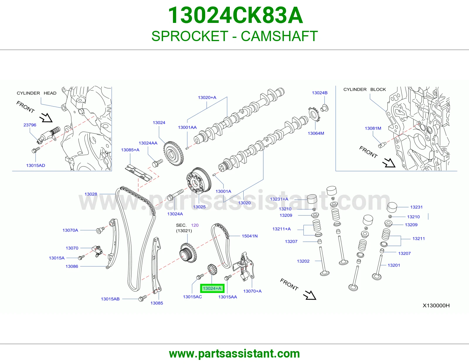SPROCKET - CAMSHAFT
