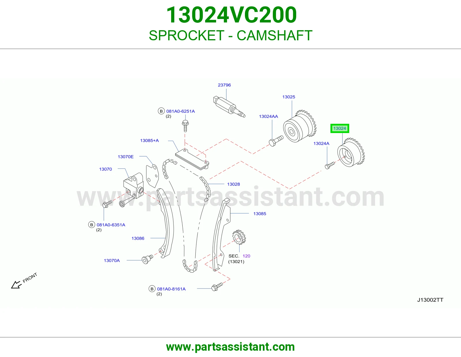 SPROCKET - CAMSHAFT